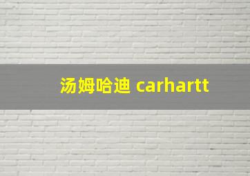 汤姆哈迪 carhartt